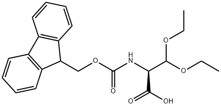 L-Serine, 3-ethoxy-O-ethyl-N-[(9H-fluoren-9-ylMethoxy)carbonyl]- Struktur