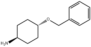 Trans-4-(phenylMethoxy)cyclohexanaMine Struktur