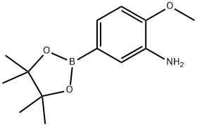 2-Methoxy-5-(4,4,5,5-tetraMethyl-1,3,2-dioxaborolan-2-yl)aniline Struktur