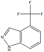 4-TRIFLUROMETHYL (1H)INDAZOLE Struktur