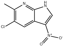 5-CHLORO-6-METHYL-3-NITRO-7-AZAINDOLE Struktur