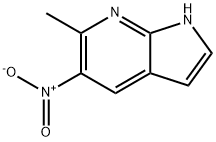 6-METHYL-5-NITRO-7-AZAINDOLE Struktur