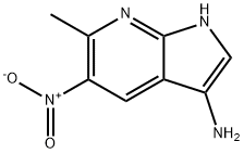 3-AMINO-6-METHYL-5-NITRO-7-AZAINDOLE Struktur