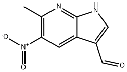 3-FORMYL-6-METHYL-5-NITRO-7-AZAINDOLE Struktur