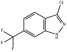 3-CHLORO-6-(TRIFLUOROMETHYL) (1H)INDAZOLE Struktur