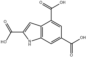 INDOLE-2,4,6-TRICARBOXYLIC ACID Struktur