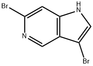 3,6-DIBROMO-5-AZAINDOLE Struktur