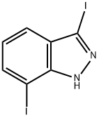 3,7-DIIODO (1H)INDAZOLE Struktur