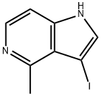 3-IODO-4-METHYL-5-AZAINDOLE Struktur