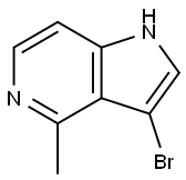 3-BROMO-4-METHYL-5-AZAINDOLE Struktur