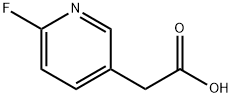 2-(6-FLUOROPYRIDIN-3-YL)ACETIC ACID Struktur