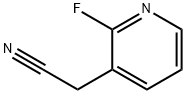 2-(2-fluoropyridin-3-yl)acetonitrile Struktur