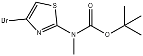 (4-BroMo-thiazol-2-yl)-Methyl-carbaMic acid tert-butyl ester Struktur