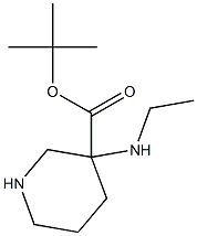 3-Boc-3-EthylaMinopiperidine Struktur