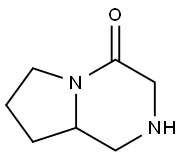 hexahydropyrrolo[1,2-a]pyrazin-4(1H)-one Struktur