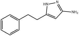 5-(2-PHENYLETHYL)-1H-PYRAZOL-3-AMINE Struktur