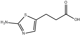 3-(2-AMinothiazol-5-yl)propanoic acid Struktur