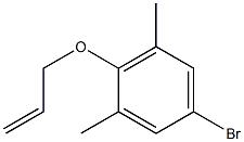 2-(Allyloxy)-5-broMo-1,3-diMethylbenzene Struktur