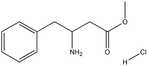 Methyl 3-aMino-4-phenylbutanoate hydrochloride Struktur