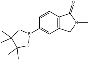 2-Methyl-5-(4,4,5,5-tetraMethyl-1,3,2-dioxaborolan-2-yl)isoindolin-1-one Struktur