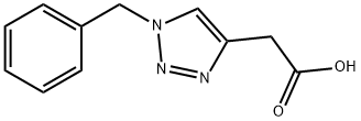 2-(1-Benzyl-1H-1,2,3-triazol-4-yl)acetic acid Struktur