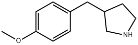 3-(4-methoxybenzyl)pyrrolidine Struktur