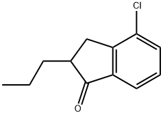 4-CHLORO-2-PROPYL-1-INDANONE Struktur