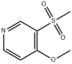 3-Mesyl-4-methoxypyridine Struktur