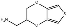 3,4-[2-(アミノメチル)エチレンビスオキシ]チオフェン 化學(xué)構(gòu)造式