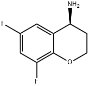 (4S)-6,8-difluoro-3,4-dihydro-2H-chroMen-4-aMine Struktur