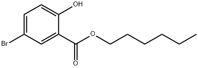 Hexyl 5-broMo-2-hydroxybenzoate Struktur