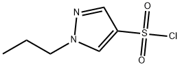 1-propyl-1H-pyrazole-4-sulfonyl chloride Struktur