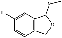 6-BroMo-1-Methoxy-1,3-dihydroisobenzofuran Struktur