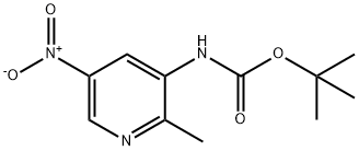 tert-Butyl (2-Methyl-5-nitropyridin-3-yl)carbaMate Struktur