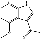 3-Acetyl-4-Methoxy-7-azaindole Struktur