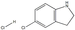 5-Chloro-2,3-dihydro-1H-indolehydrochloride Struktur