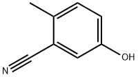 Benzonitrile, 5-hydroxy-2-Methyl- Struktur