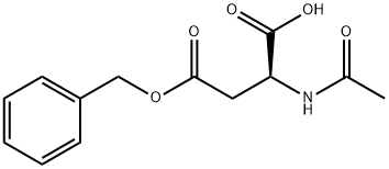 2-AcetylaMino-succinic acid 4-benzyl ester Struktur