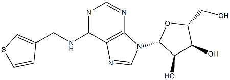 Adenosine, N-(3-thienylMethyl)- Struktur