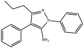 1,4-Diphenyl-3-propyl-1H-pyrazol-5-aMine Struktur