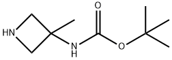 3-(BOC-AMINO)-3-METHYLAZETIDINE Struktur