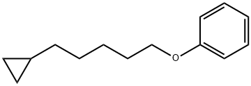 ((5-Cyclopropylpentyl)oxy)benzene Struktur