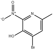 4-BroMo-6-Methyl-2-nitropyridin-3-ol Struktur