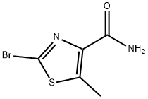 2-BroMo-5-Methylthiazole-4-carboxaMide Struktur