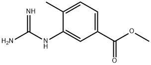 Methyl 3-guanidino-4-Methylbenzoate Struktur