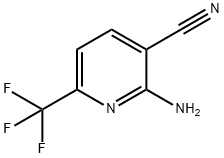 2-AMino-6-(trifluoroMethyl)nicotinonitrile Struktur