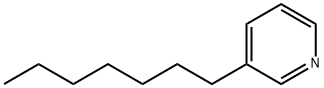 3-Heptylpyridine Struktur