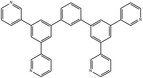 1,3-bis[3,5-di(pyridin-3-yl)phenyl]benzene Struktur