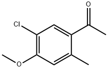 Ethanone, 1-(5-chloro-4-Methoxy-2-Methylphenyl)- Struktur