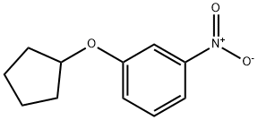 1-Cyclopentyloxy-3-nitro-benzene Struktur